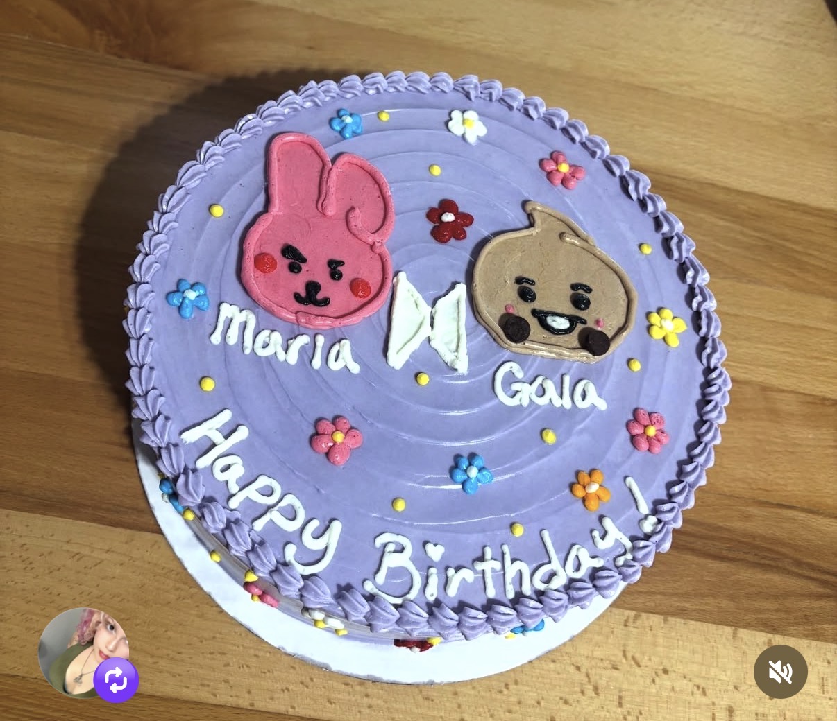 BTS-themed celebration cake